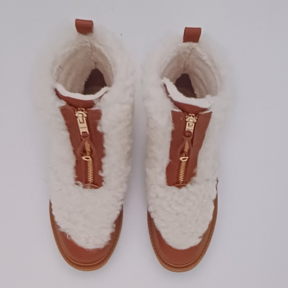 COACH Leona Shearling Boots NIB $295 size 7.5B    S3208 - Picture 7 of 8